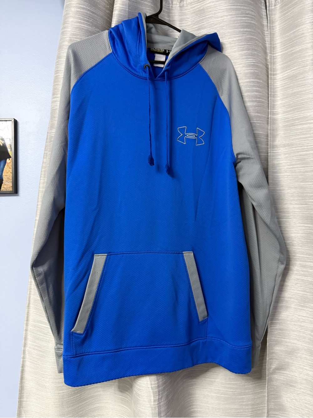 Under Armour Men’s Royal Blue & Gray Pullover Hoodie